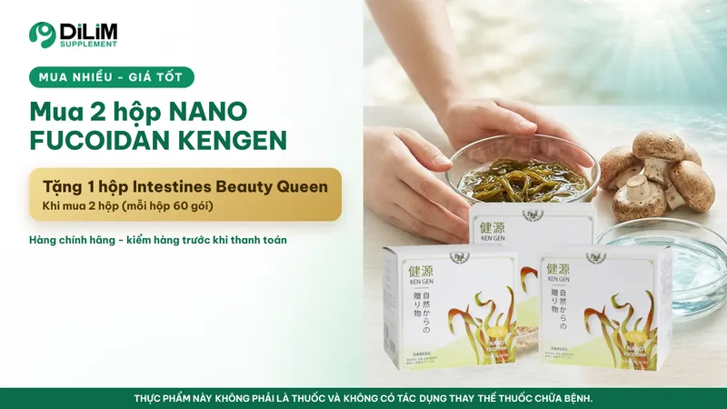 Ảnh ưu đãi: Mua 2 hộp NANO FUCOIDAN KENGEN