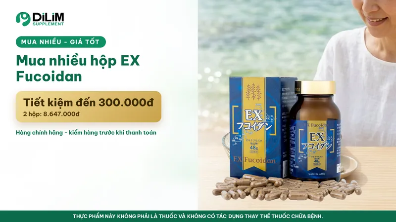 Ảnh ưu đãi: Mua nhiều hộp EX Fucoidan
