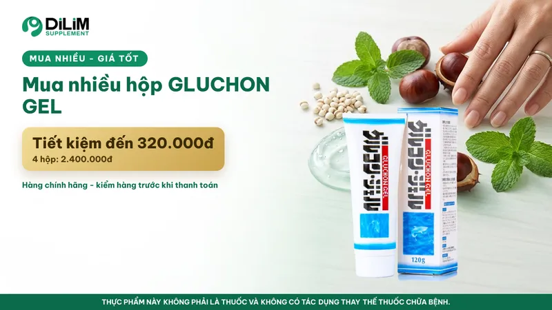 Ảnh ưu đãi: Mua nhiều hộp GLUCHON GEL