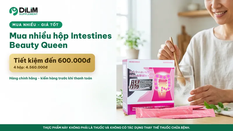 Ảnh ưu đãi: Mua nhiều hộp Intestines Beauty Queen