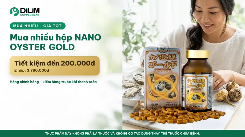 Ảnh ưu đãi: Mua nhiều hộp NANO OYSTER GOLD