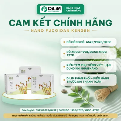 Bột uống NANO FUCOIDAN KENGEN Nhật Bản - cam kết chính hãng