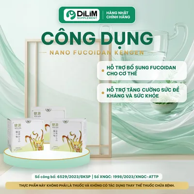 Bột uống NANO FUCOIDAN KENGEN Nhật Bản - công dụng