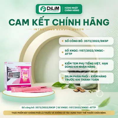 Chất xơ inulin Intestines Beauty Queen Nhật Bản (Fuji FF) - cam kết chính hãng
