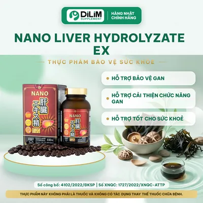 Nano Liver Hydrolyzate EX 330 viên Nhật Bản - ảnh bìa