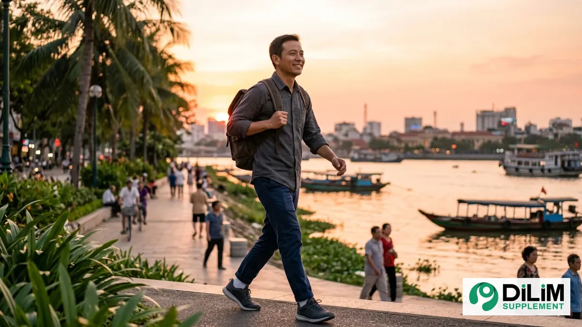 Nếp sống khỏe hằng ngày, đi cùng việc dùng RICH COENZYME Q10 đúng hướng dẫn