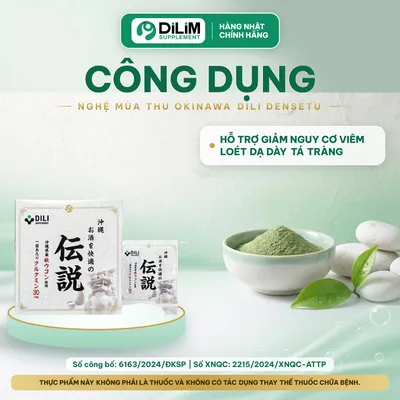 Nghệ mùa Thu Okinawa DILI Densetu (DILI Okinawa Osake Wo Kaiteki No Densetu) - công dụng