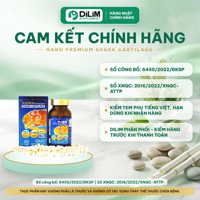 Sụn Cá Mập NANO Premium SHARK CARTILAGE - cam kết chính hãng