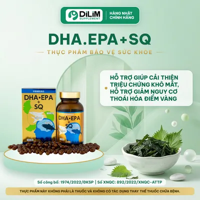 Viên uống DHA.EPA+SQ Nhật Bản - ảnh bìa