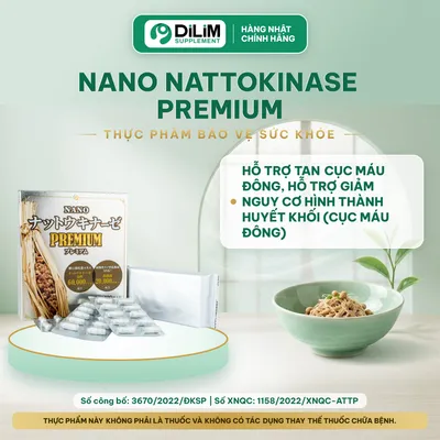 Viên uống NANO NATTOKINASE PREMIUM Nhật Bản - ảnh bìa