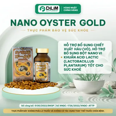 Viên uống NANO OYSTER GOLD Nhật Bản bổ sung chiết xuất hàu - ảnh bìa